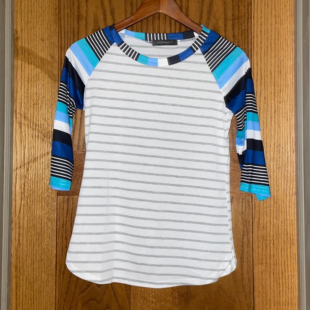 Merokeety Stripped Shirt